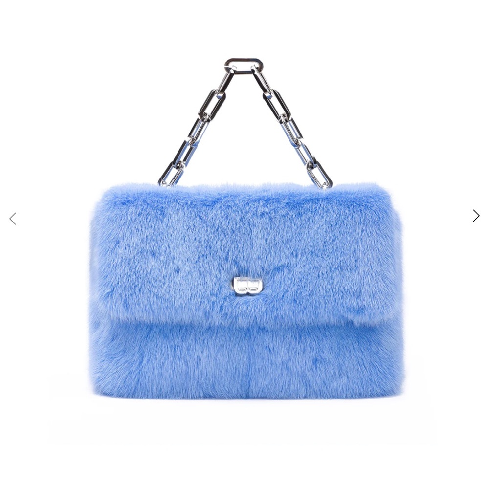 Brandon Blackwood Lisa Shoulder Bag in Blue Mink